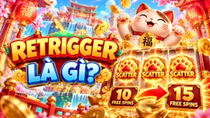 Retrigger là gì và cách nhận thêm Free Spin trong game nổ hũ