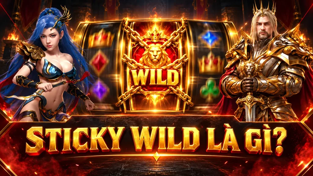 Sticky Wild là gì và cách Sticky Wild hoạt động trong nổ hũ
